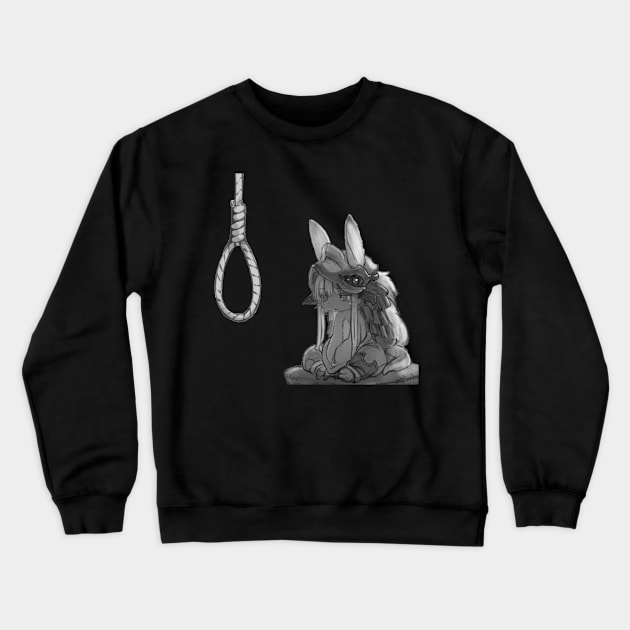 Sad Nanachi Crewneck Sweatshirt by KokoroPopShop